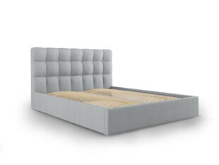 Кровать Mazzini Beds Nerin 4, 160x200 см, светло-серая цена и информация | Кровати | pigu.lt