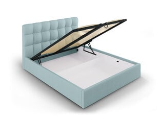 Кровать Mazzini Beds Nerin 2, 180x200 см, светло-синяя цена и информация | Кровати | pigu.lt