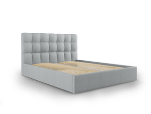 Кровать Mazzini Beds Nerin 4, 180x200 см, светло-серая цена и информация | Кровати | pigu.lt