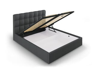 Кровать Mazzini Beds Nerin 5, 180x200 см, темно-серая цена и информация | Кровати | pigu.lt