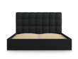 Lova Mazzini Beds Nerin 6, 180x200cm, juoda kaina ir informacija | Lovos | pigu.lt