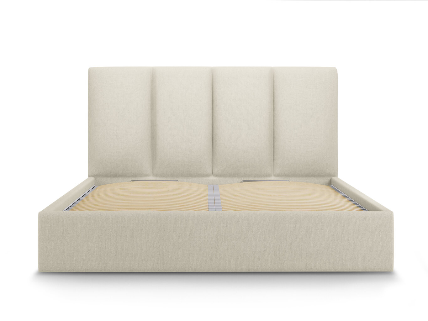 Lova Mazzini Beds Juniper 1, 160x200cm, smėlio spalvos kaina ir informacija | Lovos | pigu.lt