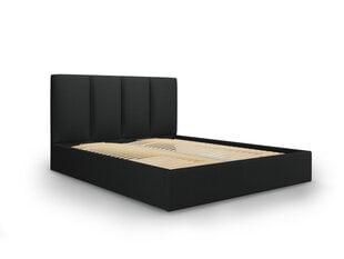 Кровать Mazzini Beds Juniper 6, 160x200 см, черная цена и информация | Кровати | pigu.lt