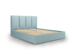 Кровать Mazzini Beds Juniper 2, 180x200 см, светло-синяя