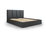 Кровать Mazzini Beds Juniper 5, 180x200 см, темно-серая
