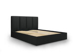 Кровать Mazzini Beds Juniper 6, 180x200 см, черная