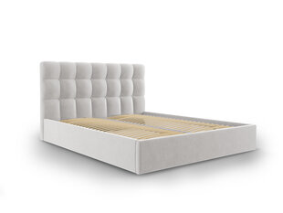 Кровать Mazzini Beds Nerin 140x200 см, светло-серая цена и информация | Кровати | pigu.lt