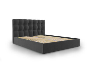 Кровать Mazzini Beds Nerin 140x200 см, темно-серая цена и информация | Кровати | pigu.lt