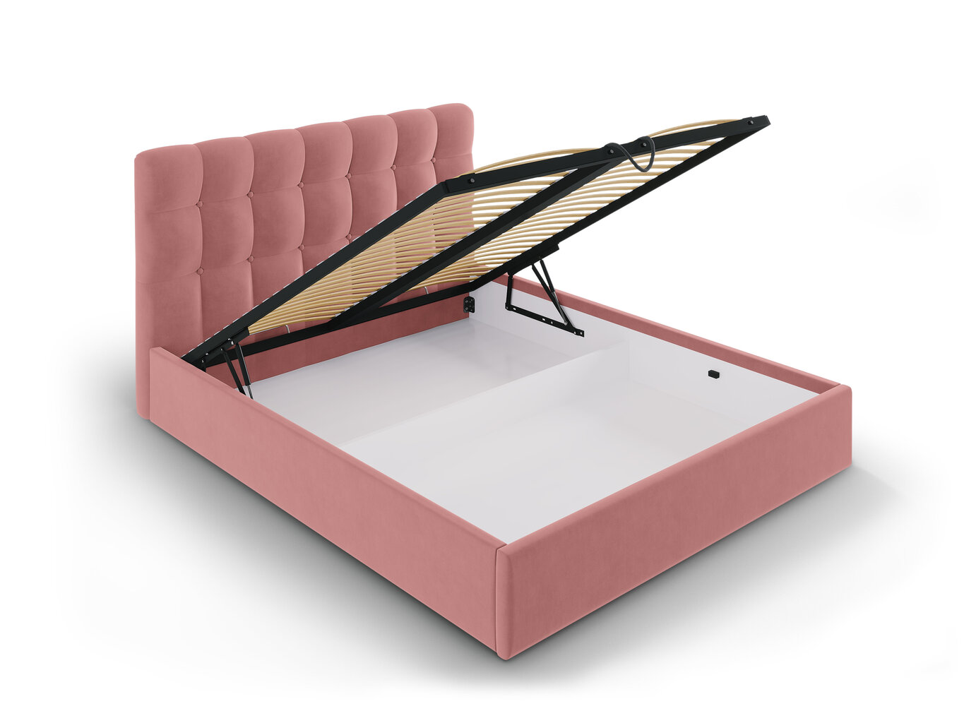 Lova Mazzini Beds Nerin 160x200cm, rožinė kaina ir informacija | Lovos | pigu.lt