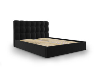 Кровать Mazzini Beds Nerin 160x200 см, черная цена и информация | Кровати | pigu.lt