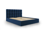 Кровать Mazzini Beds Nerin 180x200 см, темно-синяя