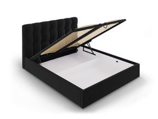 Кровать Mazzini Beds Nerin 180x200 см, черная цена и информация | Кровати | pigu.lt