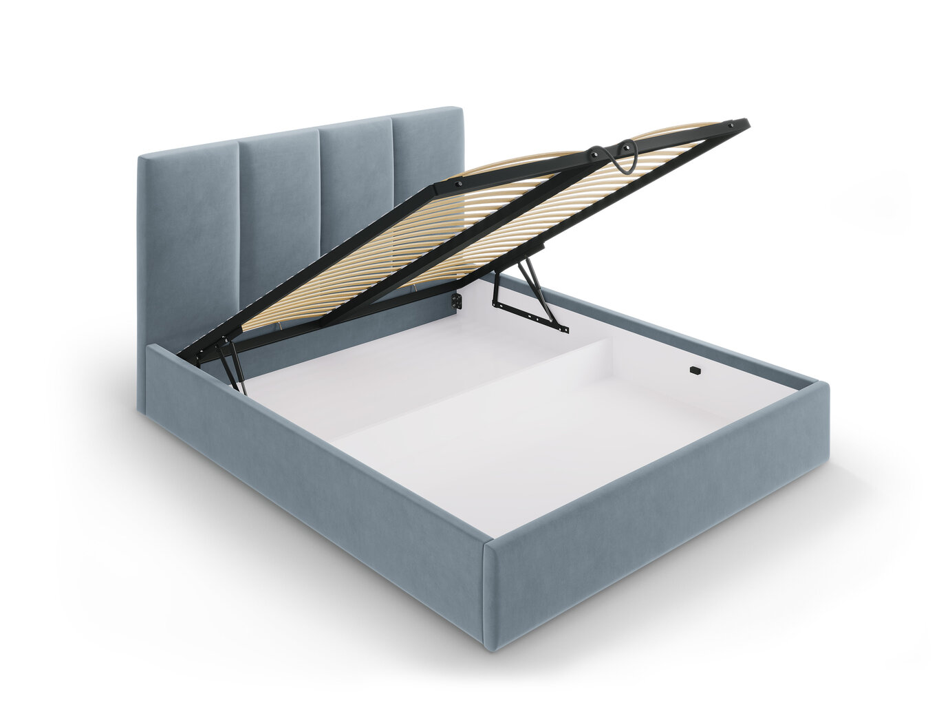 Lova Mazzini Beds Juniper 140x200cm, mėlyna kaina ir informacija | Lovos | pigu.lt