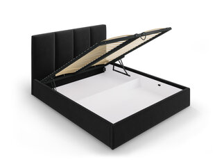 Lova Mazzini Beds Juniper 140x200cm, juoda kaina ir informacija | Lovos | pigu.lt