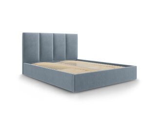 Кровать Mazzini Beds Juniper 160x200 см, синяя цена и информация | Кровати | pigu.lt