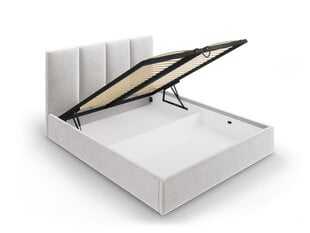 Кровать Mazzini Beds Juniper 160x200 см, светло-серая цена и информация | Кровати | pigu.lt