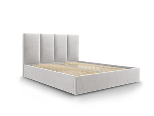 Кровать Mazzini Beds Juniper 160x200 см, светло-серая цена и информация | Кровати | pigu.lt