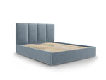 Кровать Mazzini Beds Juniper 180x200 см, синяя