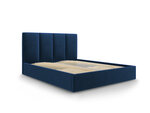Кровать Mazzini Beds Juniper 180x200 см, темно-синяя
