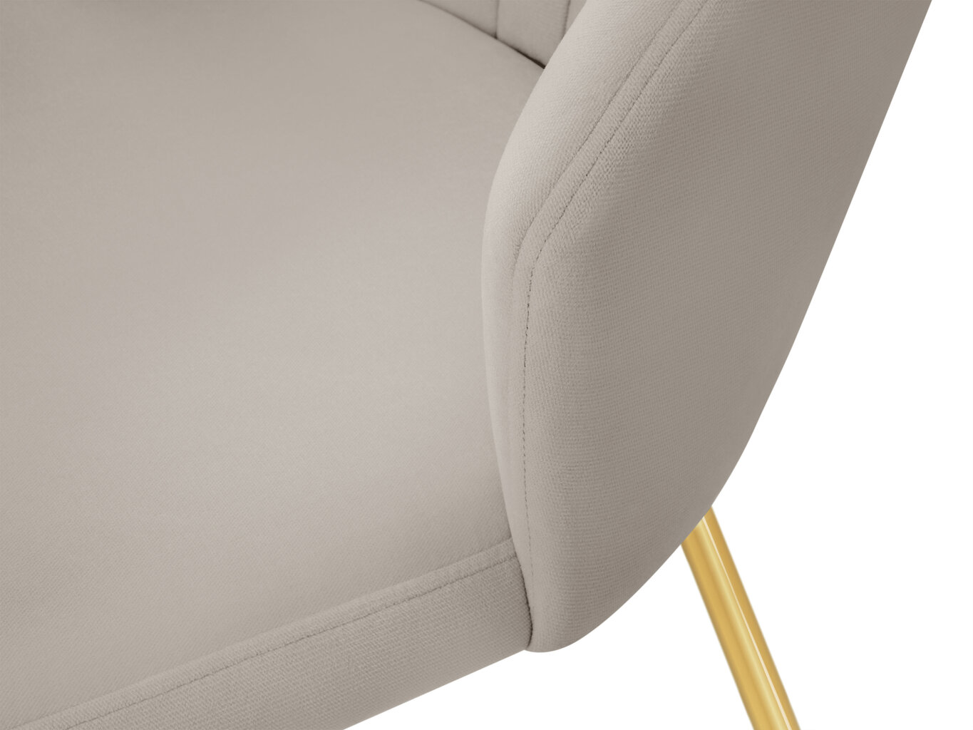 Kėdė Cosmopolitan Design Borneo 1, smėlio spalvos цена и информация | Virtuvės ir valgomojo kėdės | pigu.lt