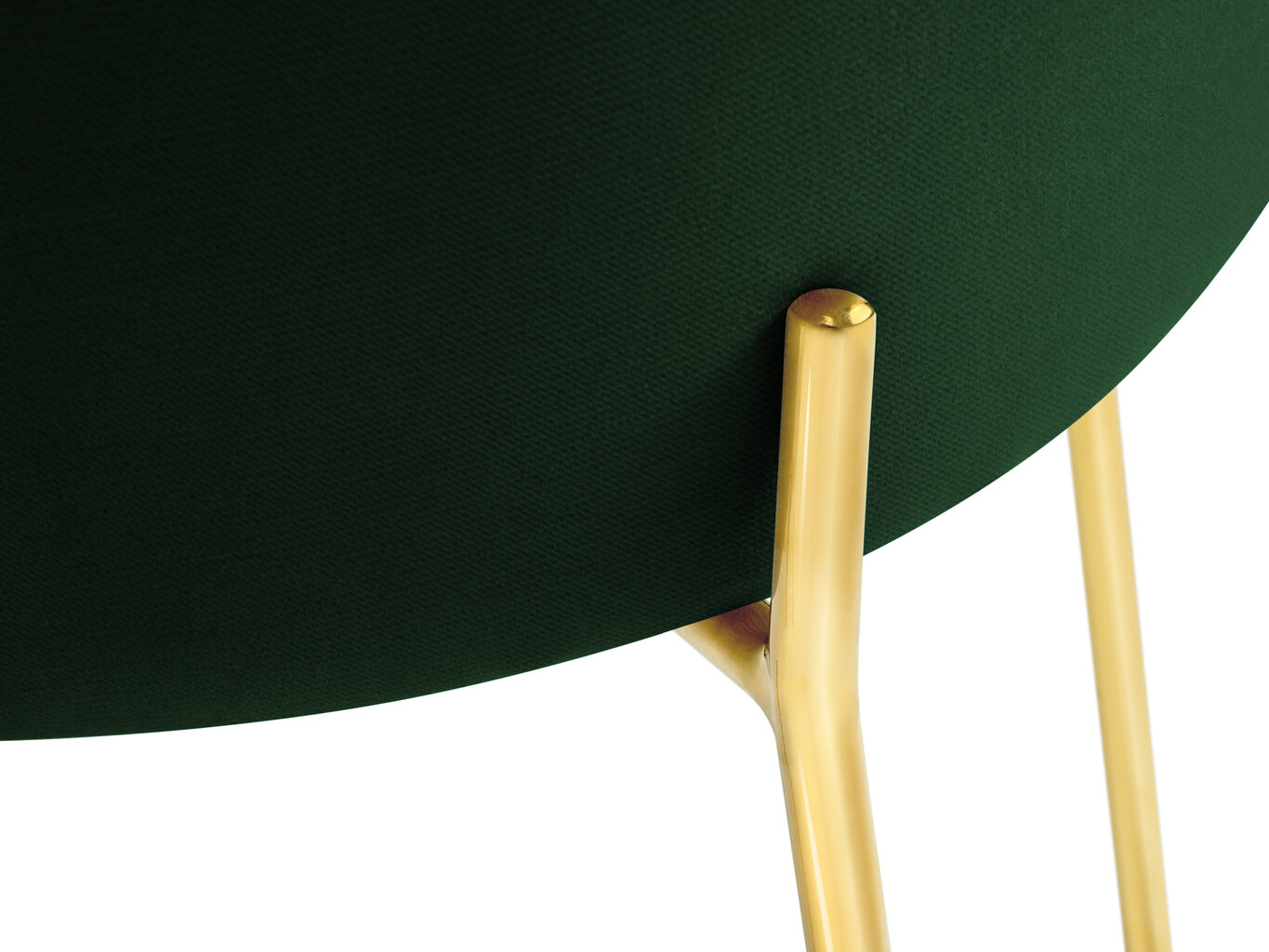 Kėdė Cosmopolitan Design Borneo, tamsiai žalia цена и информация | Virtuvės ir valgomojo kėdės | pigu.lt