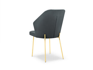 Kėdė Cosmopolitan Design Borneo, tamsiai pilka kaina ir informacija | Virtuvės ir valgomojo kėdės | pigu.lt