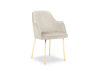 Kėdė Cosmopolitan Design Padova, smėlio/auksinės spalvos kaina ir informacija | Virtuvės ir valgomojo kėdės | pigu.lt