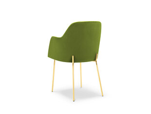 Kėdė Cosmopolitan Design Padova, žalios/auksinės spalvos kaina ir informacija | Virtuvės ir valgomojo kėdės | pigu.lt