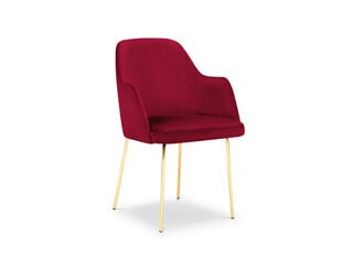 Kėdė Cosmopolitan Design Padova, raudonos/auksinės spalvos kaina ir informacija | Virtuvės ir valgomojo kėdės | pigu.lt