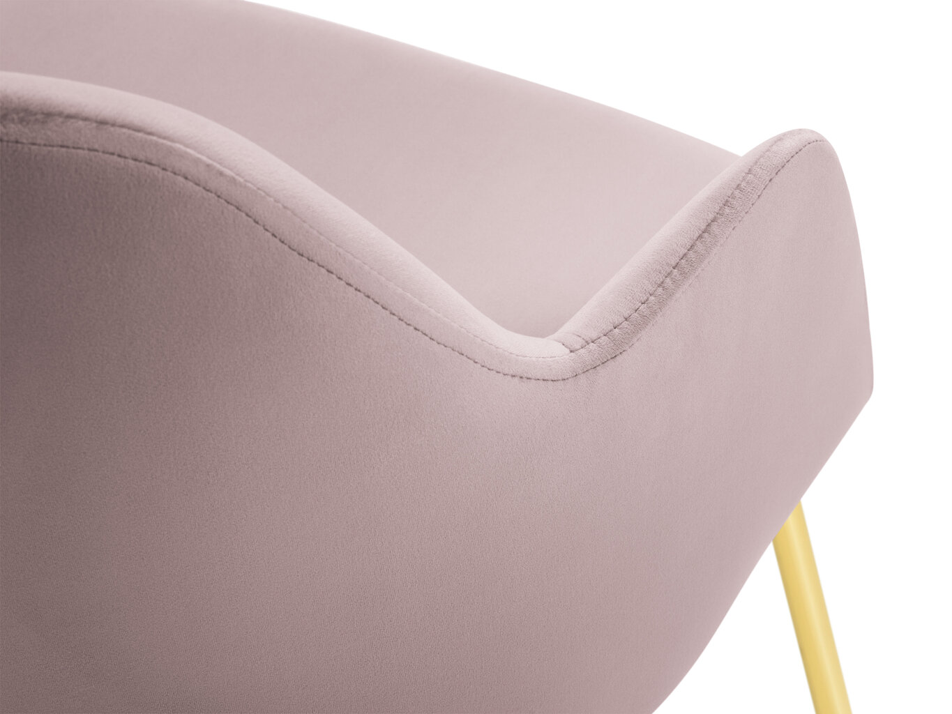 Kėdė Cosmopolitan Design Padova, rožinės/auksinės spalvos цена и информация | Virtuvės ir valgomojo kėdės | pigu.lt