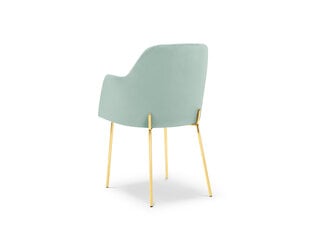 Kėdė Cosmopolitan Design Padova, šviesiai žalios/auksinės spalvos kaina ir informacija | Virtuvės ir valgomojo kėdės | pigu.lt