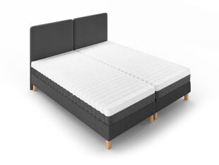 Кровать Mazzini Lotus, 160x200 см, серый цвет цена и информация | Кровати | pigu.lt