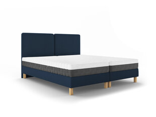 Кровать Mazzini Lotus, 160x200 см, голубой цвет цена и информация | Кровати | pigu.lt