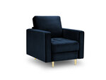 Кресло Milo Casa Santo, темно-синее/золотистое