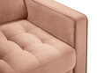 Fotelis Milo Casa Santo, rožinės/auksinės spalvos kaina ir informacija | Svetainės foteliai | pigu.lt