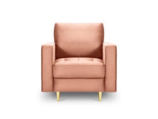 Кресло Milo Casa Santo, розовое/золотое цена и информация | Кресла в гостиную | pigu.lt