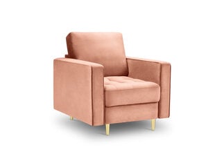 Кресло Milo Casa Santo, розовое/золотое цена и информация | Кресла в гостиную | pigu.lt