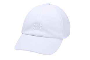 Kepurė su snapeliu moterims Under Armour W Play Up Cap 1351267-100, balta kaina ir informacija | Kepurės moterims | pigu.lt