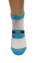Женские носки с рисунком "Smile" (Белые) цена и информация | Женские носки | pigu.lt