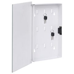 Magnetinė raktų dėžutė, 30x20x5,5 cm, baltos spalvos цена и информация | Ящики для вещей | pigu.lt