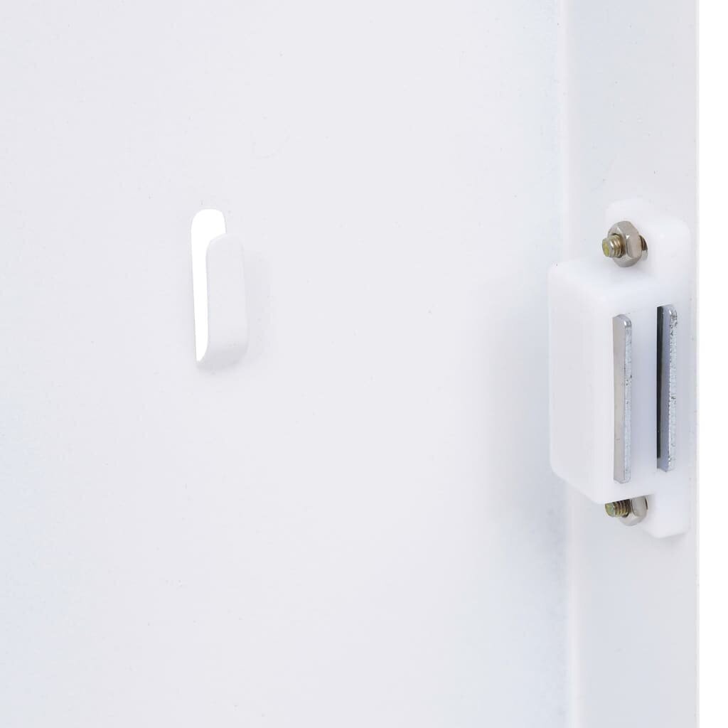 Magnetinė raktų dėžutė, 30x20x5,5 cm, baltos spalvos цена и информация | Daiktadėžės | pigu.lt