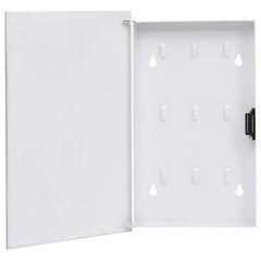 Magnetinė raktų dėžutė, 30x20x5,5 cm, baltos spalvos kaina ir informacija | Daiktadėžės | pigu.lt