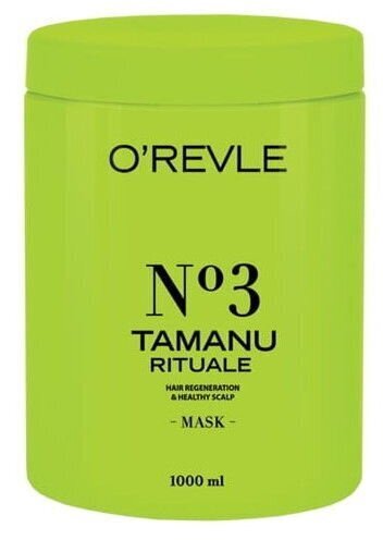 Kaukė plaukams O'Revle Tamanu Rituale No3, 1 l цена и информация | Priemonės plaukų stiprinimui | pigu.lt