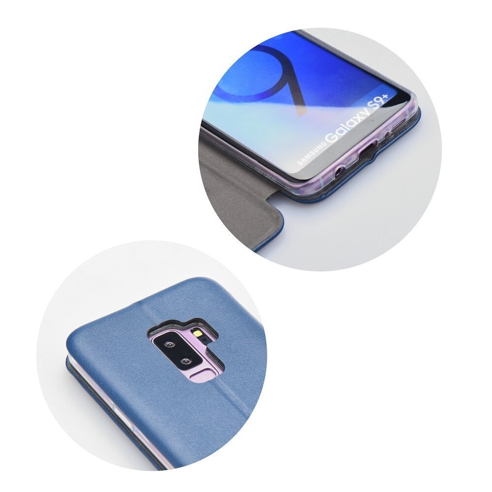Book Elegance, skirtas Samsung A125 A12, mėlynas kaina ir informacija | Telefono dėklai | pigu.lt