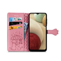 Чехол Cat-Dog для Samsung A125 A12, розовый цена и информация | Чехлы для телефонов | pigu.lt
