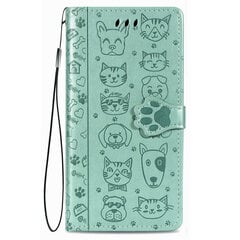 Чехол Cat-Dog для Samsung A515 A51, зеленый цена и информация | Чехлы для телефонов | pigu.lt