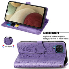 Telefono dėklas Cat-Dog, skirtas Samsung A526 A52 5G, violetinis kaina ir informacija | Telefono dėklai | pigu.lt