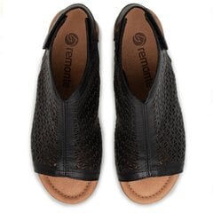 Женские коричневые сандалии на невысоком каблуке Remonte цена и информация | Женские босоножки | pigu.lt