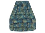 Подушка для подвесного кресла-качалки HobbyGarden George, зеленая/синяя