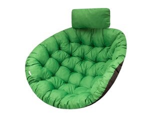 Подушка для подвесного кресла-качалки Hobbygarden Moon, зеленая цена и информация | Подушки, наволочки, чехлы | pigu.lt